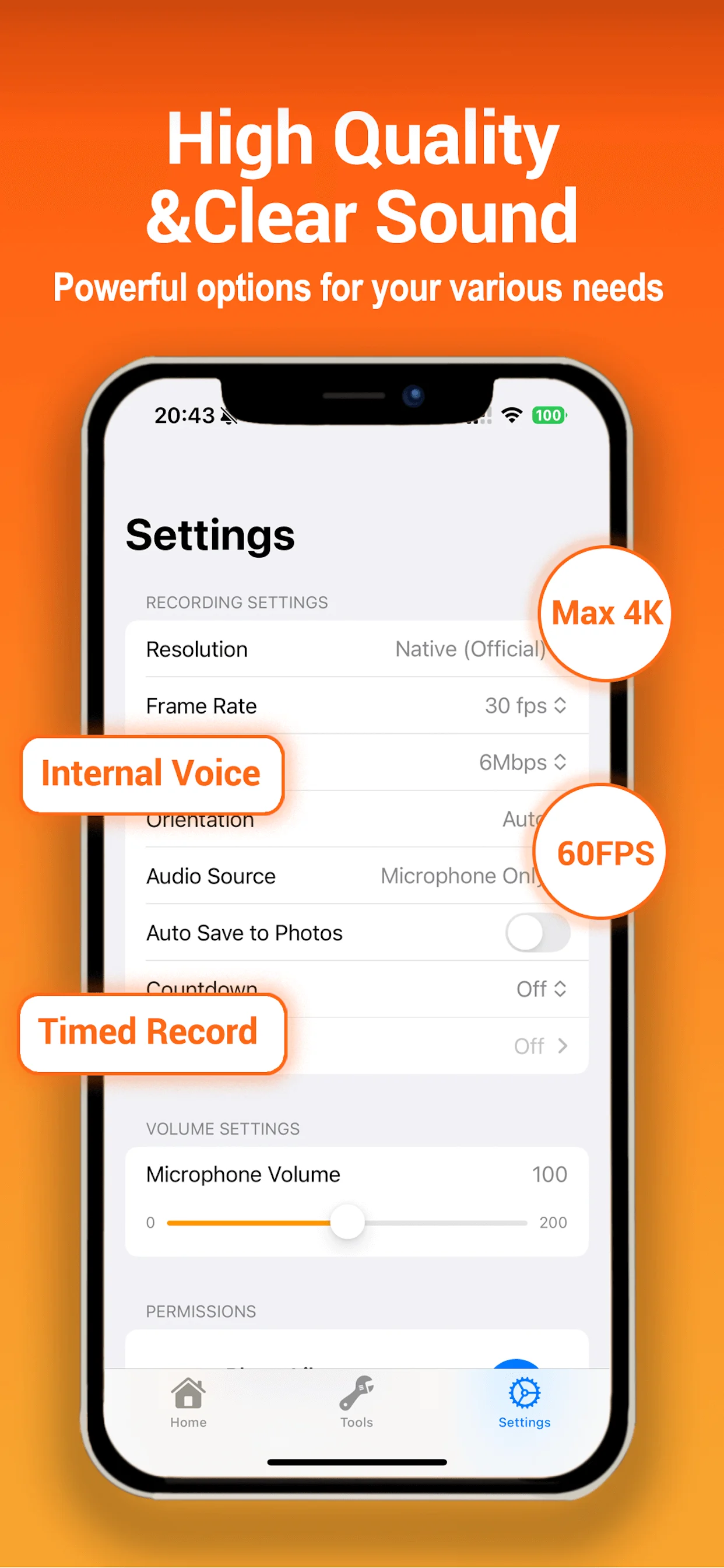 Clear video on supported devices